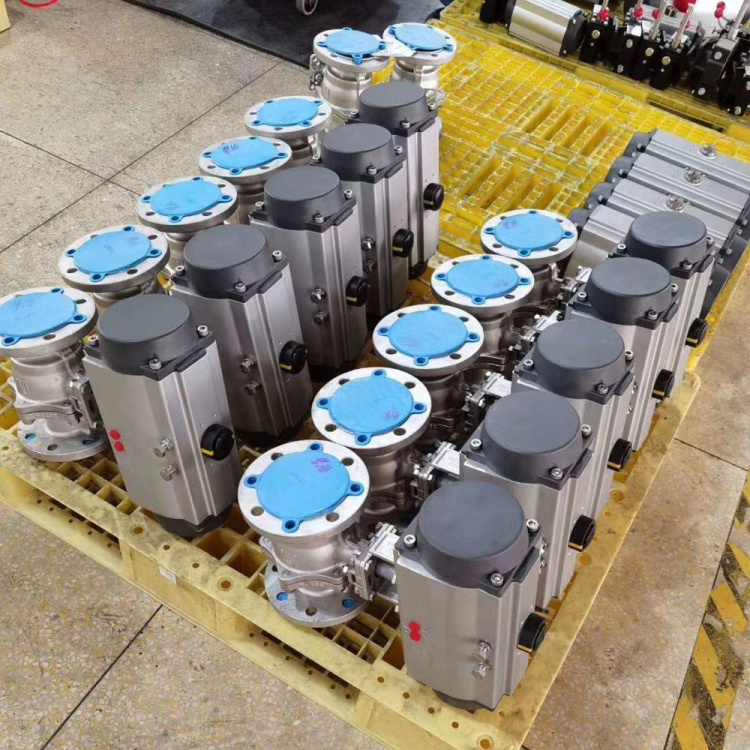 氣動球閥半成品