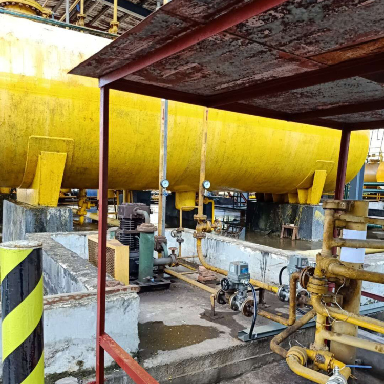 氨罐出口電動開關閥 Ammonia tank outlet electric switch valve 氨罐出口電動開關閥 Ammonia tank outlet electric switch valve